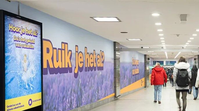 Neckermann laat Brusselse Zuidstation naar lavendel ruiken