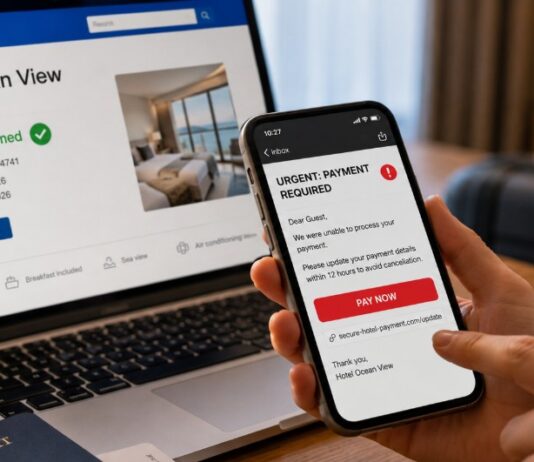 Steeds meer meldingen over hotelphishing… hoe herken je de alarmsignalen?