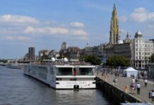 Lage waterstanden in Europa doen aantal cruiseschepen in Antwerpen verdubbelen
